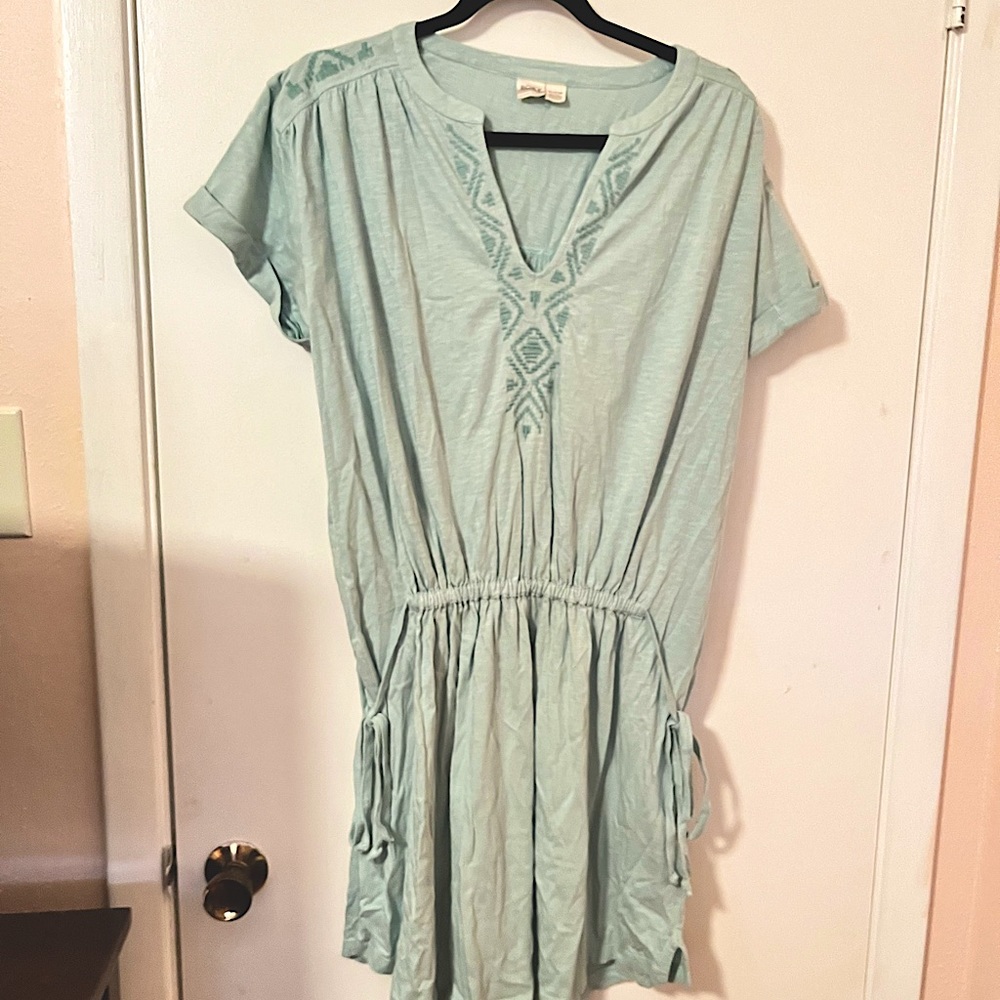 NWOT ROXY COMFY LUCKY STARS SIDE TIR DRESS MINT XL
